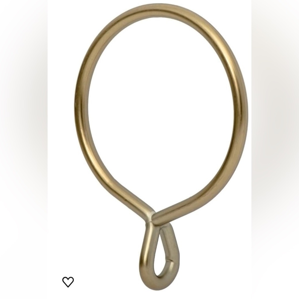 Set of 14 Drapery Eyelet Curtain Rings **New** unopened Warm Gold 2.3”